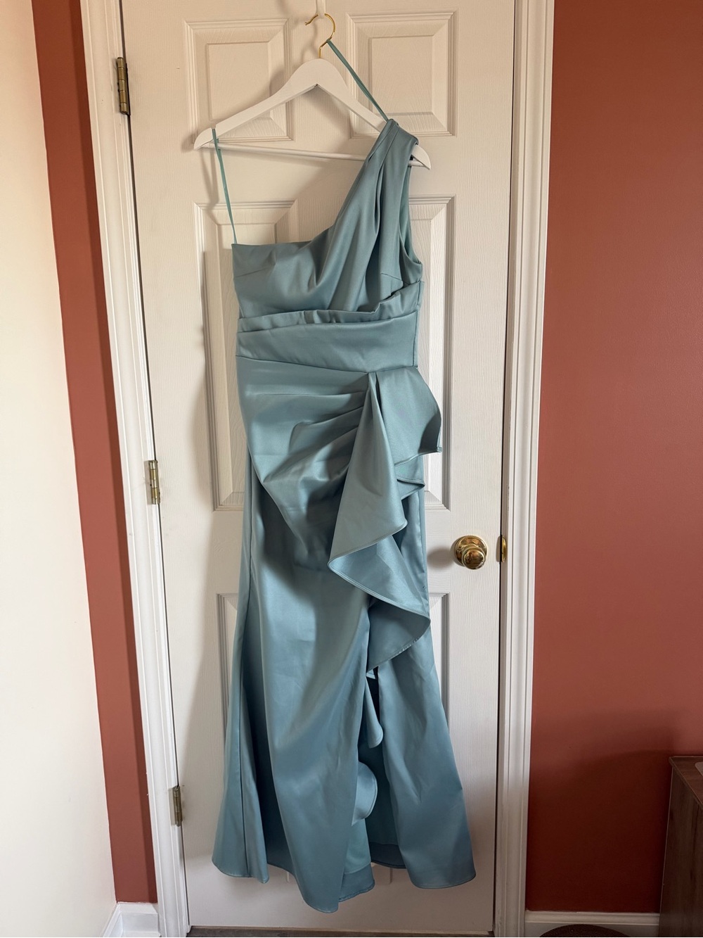 One-Shoulder Evening Gown
